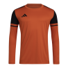 ADIDAS SQUADRA25 GOALKEEPER JERSEY LONG SLEEVE - SEMI IMPACT ORANGE/BLACK