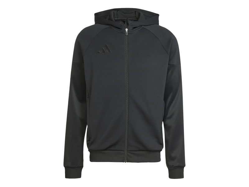 ADIDAS TIRO25 FULL ZIP HOODIE - BLACK