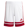 ADIDAS SQUADRA25 SHORTS JR. - WHITE/TEAM POWER RED 2