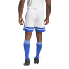 ADIDAS SQUADRA25 SHORTS - WHITE/TEAM ROYAL BLUE