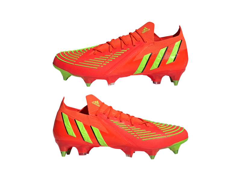 ADIDAS SCARPA PREDATOR EDGE.1 L S - SOLAR RED