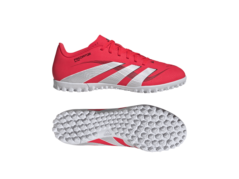 ADIDAS SCARPA PREDATOR CLUB TF - LUCRED/FTWWHT