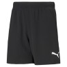 PUMA PANTALONCINO TEAMRISE JR - BLACK/ WHITE