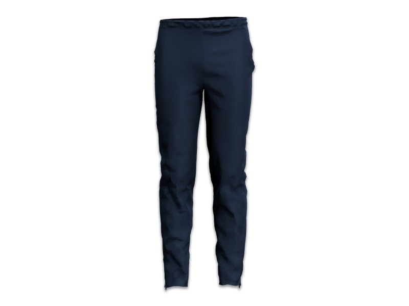 BASIC PANTALONE CAPER - BLU