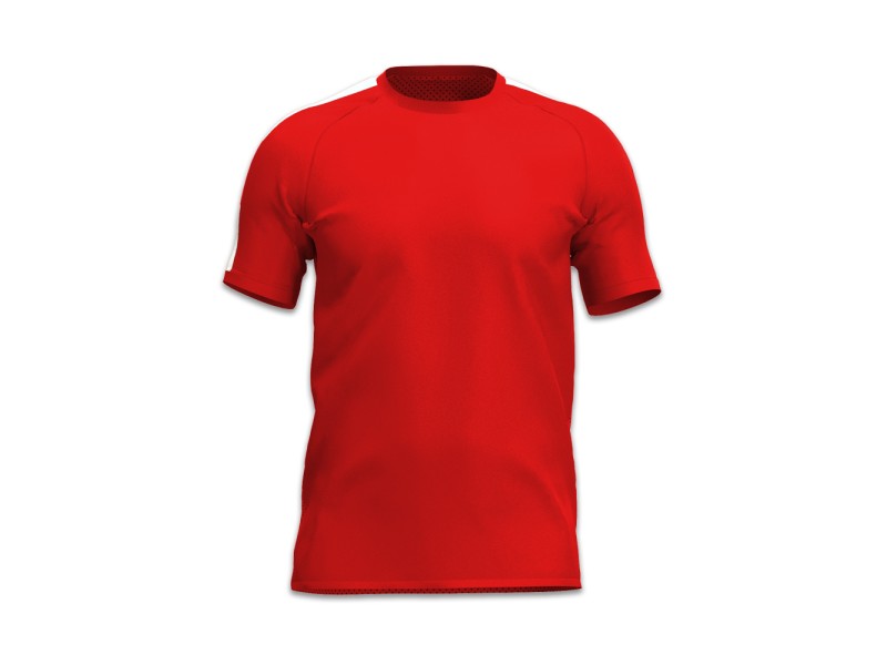 BASIC MAGLIA ARIES - ROSSO/BIANCO