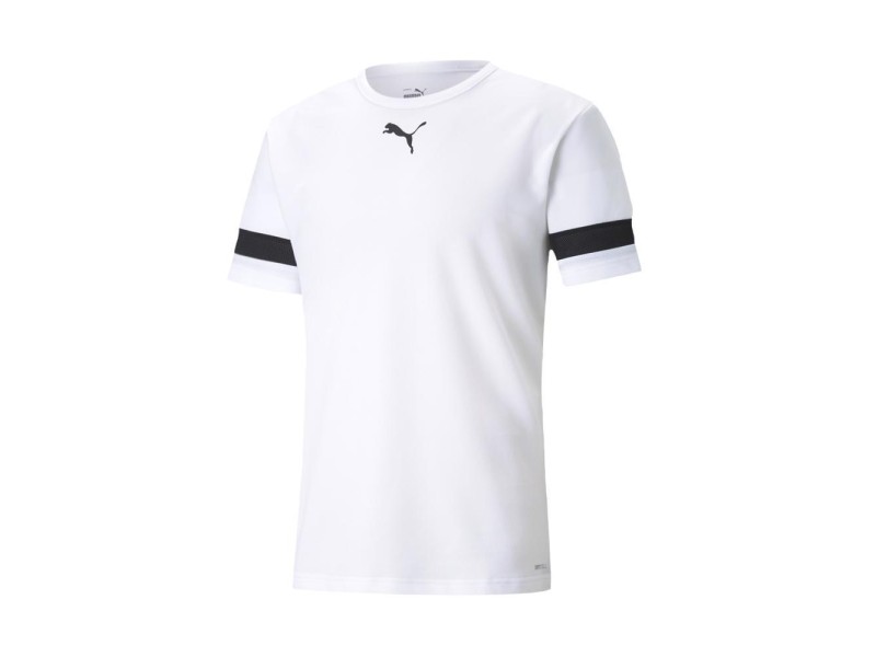 PUMA MAGLIA TEAMRISE JR - WHITE/ BLACK
