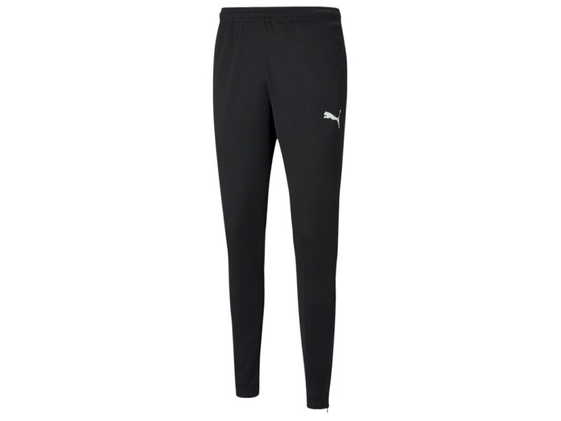 PUMA PANTALONE TEAMRISE POLY TRAINING - BLACK/ WHITE