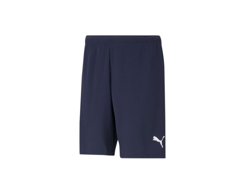 PUMA PANTALONCINO TEAMRISE - PEACOAT/WHITE