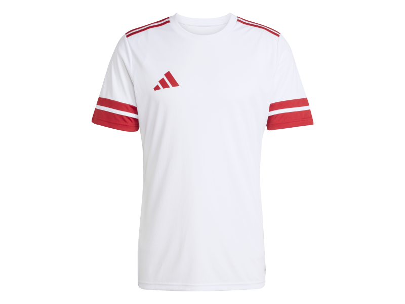 ADIDAS SQUADRA25 JERSEY SHORT SLEEVE - WHITE/TEAM POWER RED 2