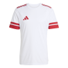 ADIDAS SQUADRA25 JERSEY SHORT SLEEVE - WHITE/TEAM POWER RED 2