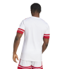 ADIDAS SQUADRA25 JERSEY SHORT SLEEVE - WHITE/TEAM POWER RED 2