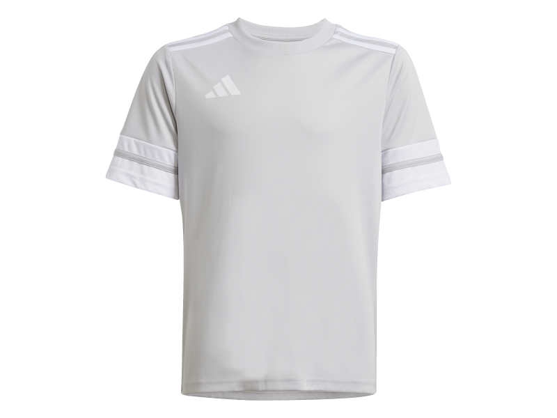 ADIDAS SQUADRA25 JERSEY SHORT SLEEVE JR. - TEAM LIGHT GREY/WHITE