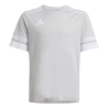 ADIDAS SQUADRA25 JERSEY SHORT SLEEVE JR. - TEAM LIGHT GREY/WHITE