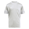 ADIDAS SQUADRA25 JERSEY SHORT SLEEVE JR. - TEAM LIGHT GREY/WHITE