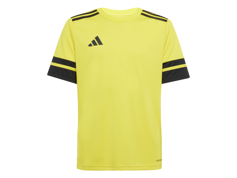 ADIDAS SQUADRA25 JERSEY SHORT SLEEVE JR. - TEAM YELLOW/BLACK