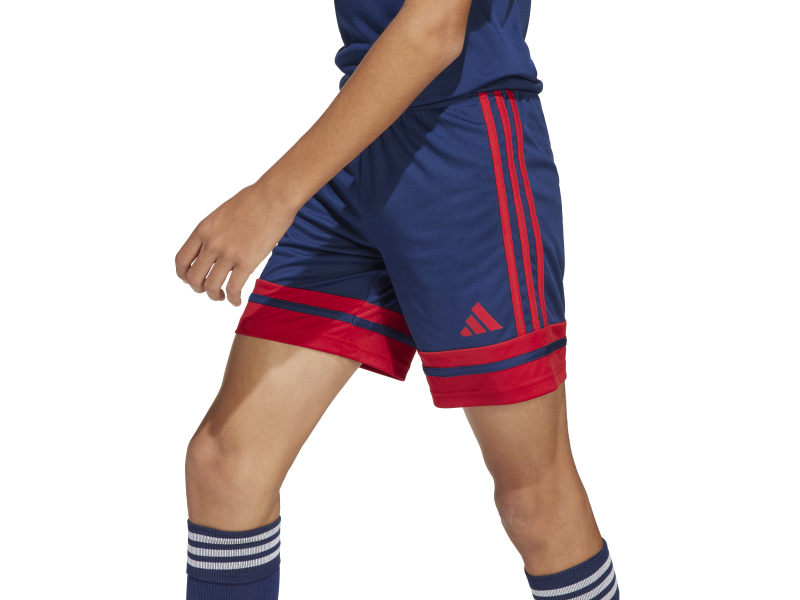 ADIDAS SQUADRA25 SHORTS JR. - TEAM NAVY BLUE 2/TEAM POWER RED 2