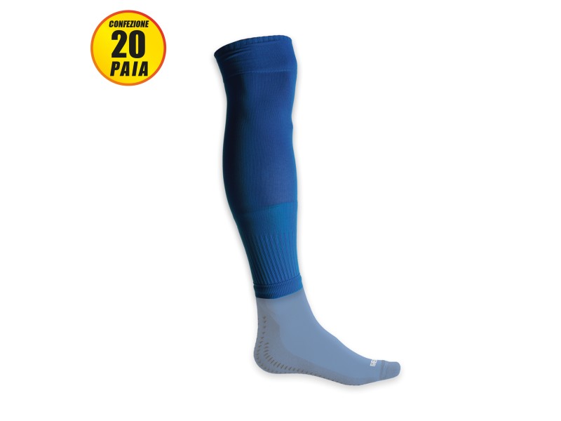 BASIC CALZA TUBOLARE (CONF. 20 PAIA) - AZZURRO