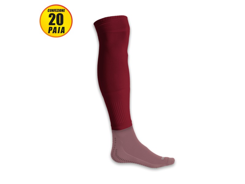 BASIC CALZA TUBOLARE (CONF. 20 PAIA) - GRANATA