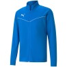 PUMA GIACCA TEAMRISE TRAINING POLY - ELECTRIC BLUE LEMONADE