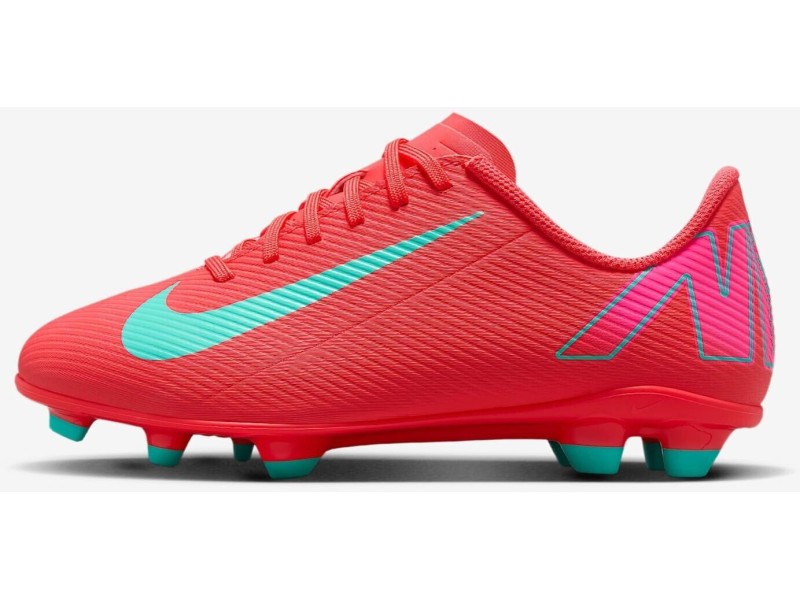 NIKE SCARPA MERCURIAL VAPOR 16 CLUB JR. - EMBER GLOW/AURORA GREEN