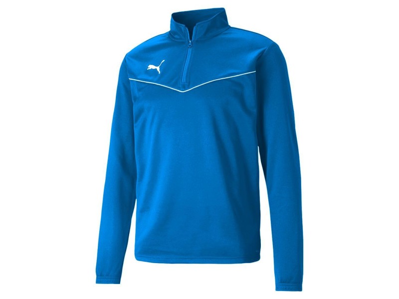 PUMA FELPA TEAMRISE 1/4 ZIP - ELECTRIC BLUE LEMONADE