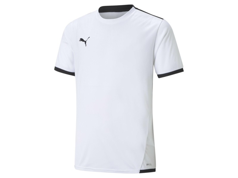 PUMA MAGLIA TEAMLIGA JR - WHITE/ BLACK