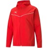 PUMA RAIN JACKET TEAMRISE ALL WEATHER - RED/WHITE