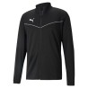 PUMA GIACCA TEAMRISE TRAINING POLY - BLACK/ WHITE