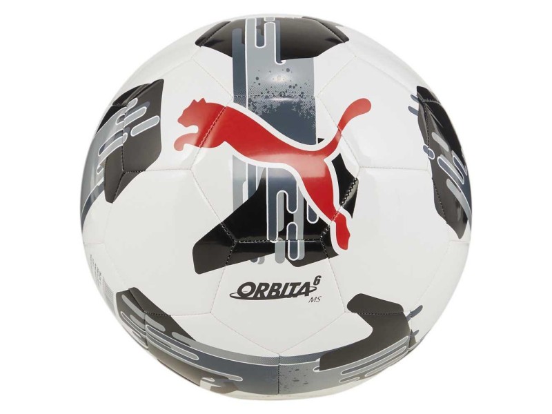 PUMA PALLONE ORBITA 6 MS - WHITE/BLACK