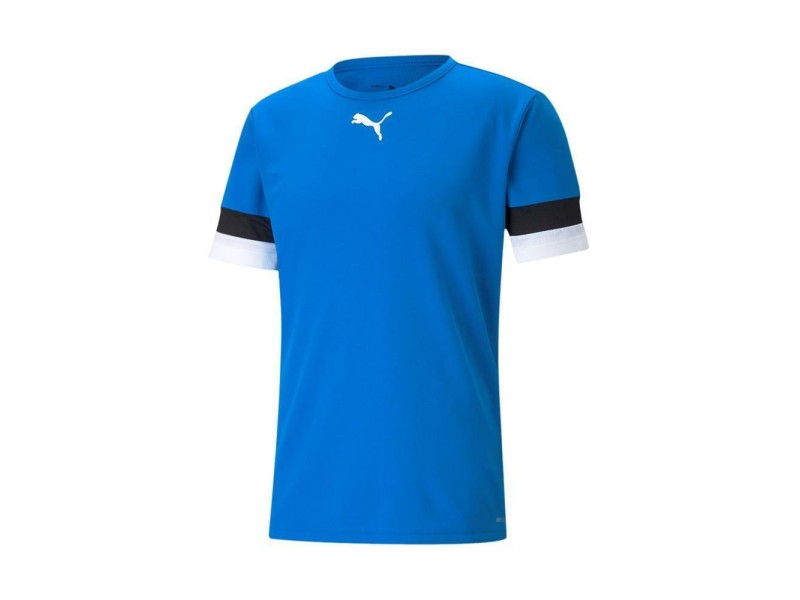 PUMA MAGLIA TEAMRISE JR - ELECTRIC BLUE/BLACK