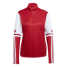 ADIDAS SQUADRA25 TRAINING TOP - TEAM POWER RED 2/WHITE