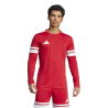 ADIDAS SQUADRA25 JERSEY LONG SLEEVE - TEAM POWER RED 2/WHITE