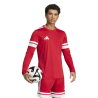 ADIDAS SQUADRA25 JERSEY LONG SLEEVE - TEAM POWER RED 2/WHITE