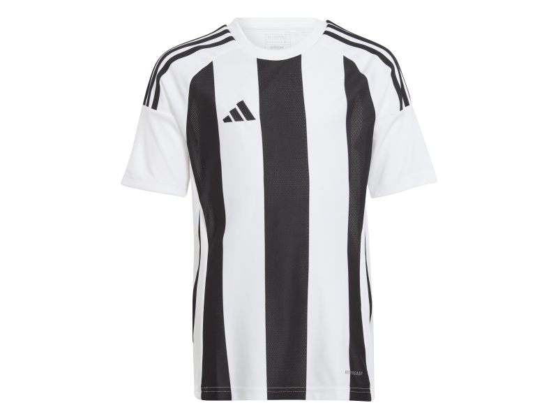 ADIDAS STRIPED 24 JSY JR. - WHITE/BLACK