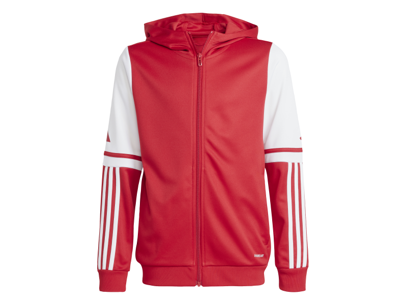 ADIDAS SQUADRA25 HOODY JR. - TEAM POWER RED 2/WHITE