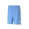 PUMA PANTALONCINO TEAMRISE - LIGHT BLUE/ WHITE