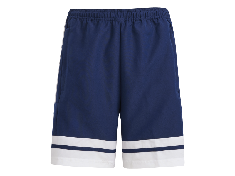 ADIDAS SQUADRA25 DOWNTIME WOVEN SHORT JR. - TEAM NAVY BLUE 2/WHITE