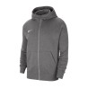NIKE FELPA FULL-ZIP PARK 20 JR - CHARCOAL HEATHR