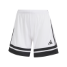ADIDAS SQUADRA25 SHORTS - WHITE/BLACK