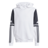 ADIDAS SQUADRA25 SWEAT HOODY JR. - WHITE