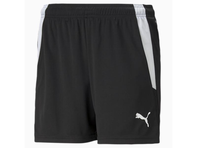 PUMA PANTALONCINO TEAMLIGA W - BLACK/ WHITE