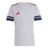 ADIDAS SQUADRA25 JERSEY SS - GLORY GREY/TEAM NAVY BLUE 2