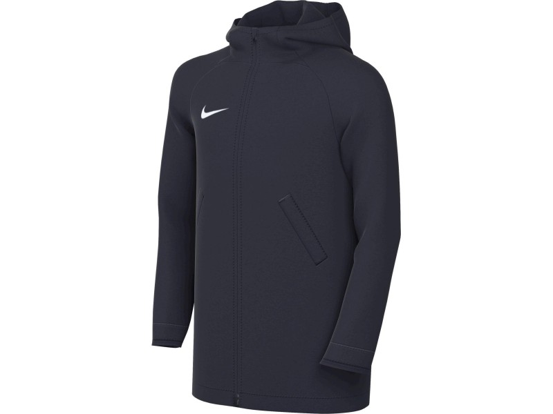 NIKE RAIN JACKET ACADEMY PRO HD JR - OBSIDIAN/WHITE