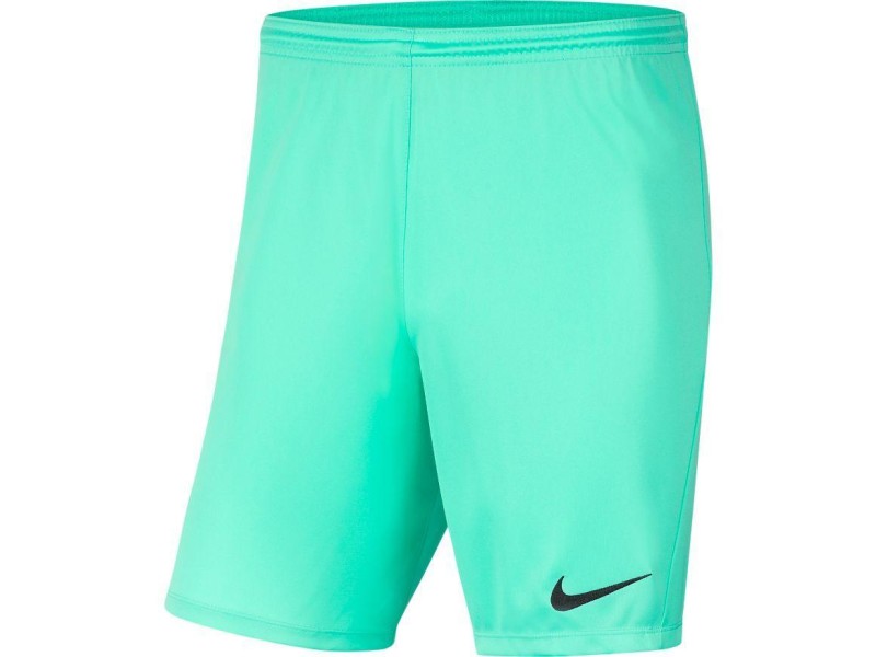 NIKE PANTALONCINO PARK 3 JR - HYPER TURQ/BLACK