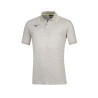 MIZUNO POLO - HEATHER GREY/YELLOW FLUO