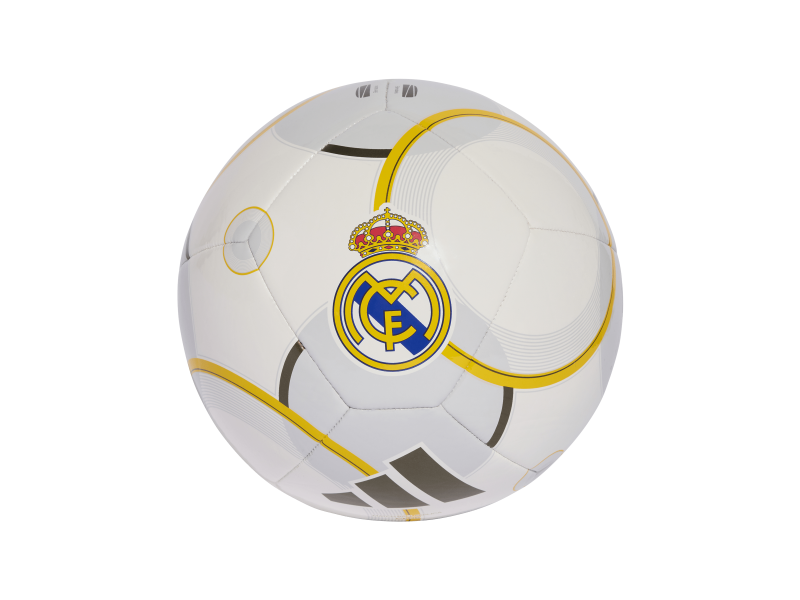 ADIDAS REAL MADIRD PALLONE CLB HOME 25/26 - WHITE/BOGOLD
