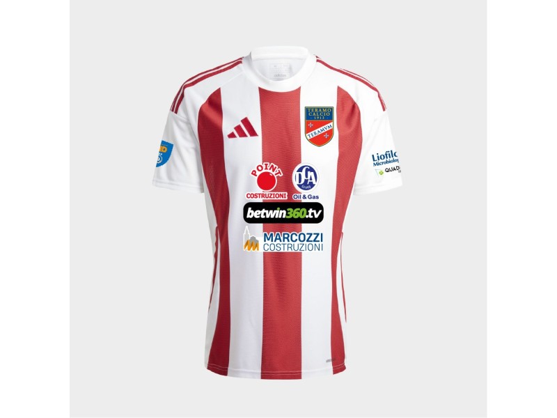 TERAMO CALCIO 1913 2025 MAGLIA GARA HOME
