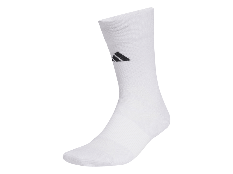 ADIDAS FOOTBALL CREW PERFORMANCE SOCKS CUSHIONED - WHITE/BLACK