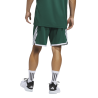 ADIDAS EVERYDAY PRO BBALL SHORTS - DRKGRN/WHITE