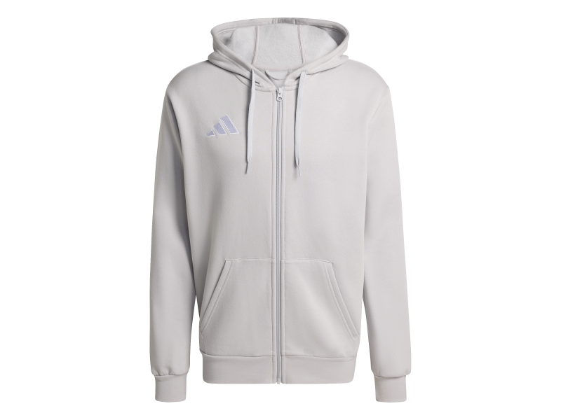 ADIDAS ENTRADA26 FULL ZIP HOODIE - TMLGGR/WHITE